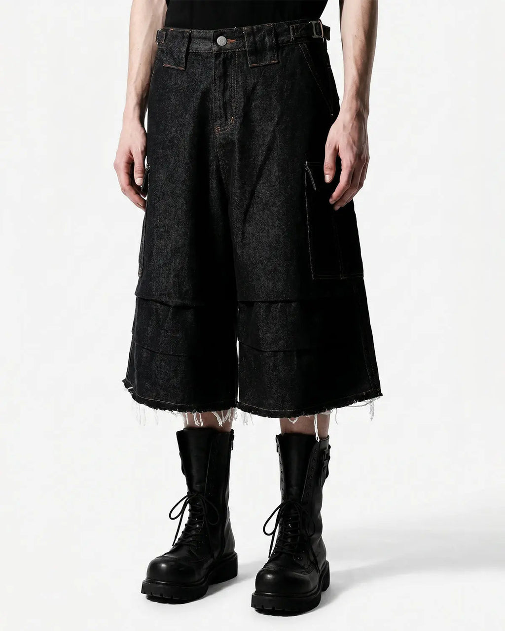 Layered Utility Baggy Jorts | Flation Streetwear