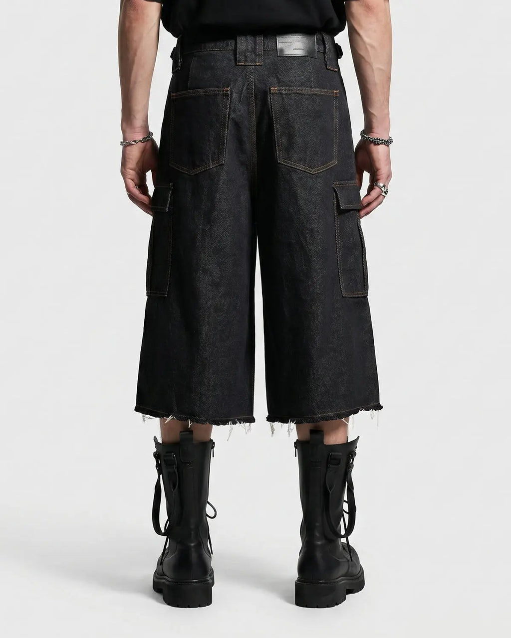 Layered Utility Baggy Jorts | Flation Streetwear