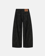 Rhinestone Number Wide Leg Jeans | Flation Streetwear