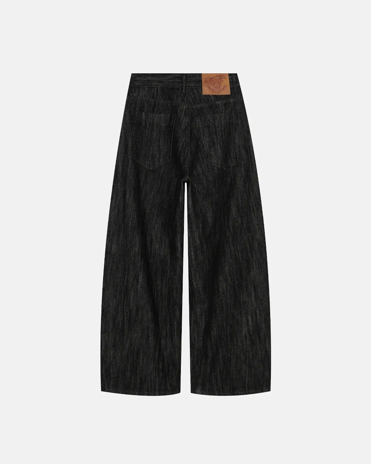 Rhinestone Number Wide Leg Jeans | Flation Streetwear
