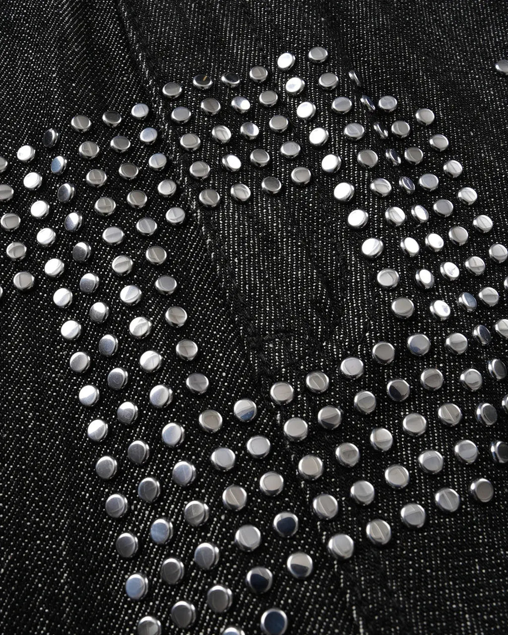 Rhinestone Number Wide Leg Jeans | Flation Streetwear
