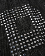 Rhinestone Number Wide Leg Jeans | Flation Streetwear