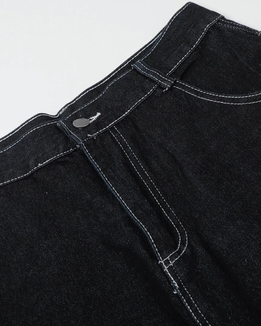 Star Rhinestone Denim Shorts | Flation Streetwear