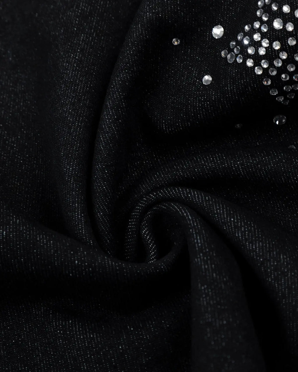 Star Rhinestone Denim Shorts | Flation Streetwear