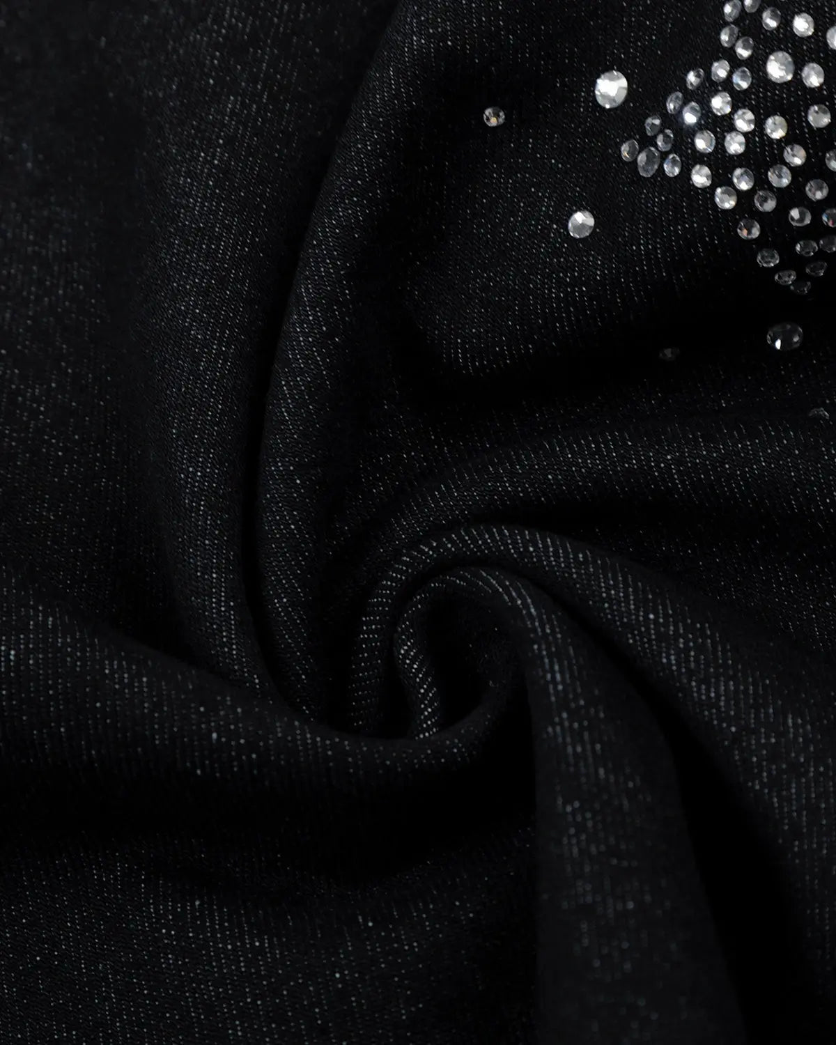 Star Rhinestone Denim Shorts | Flation Streetwear