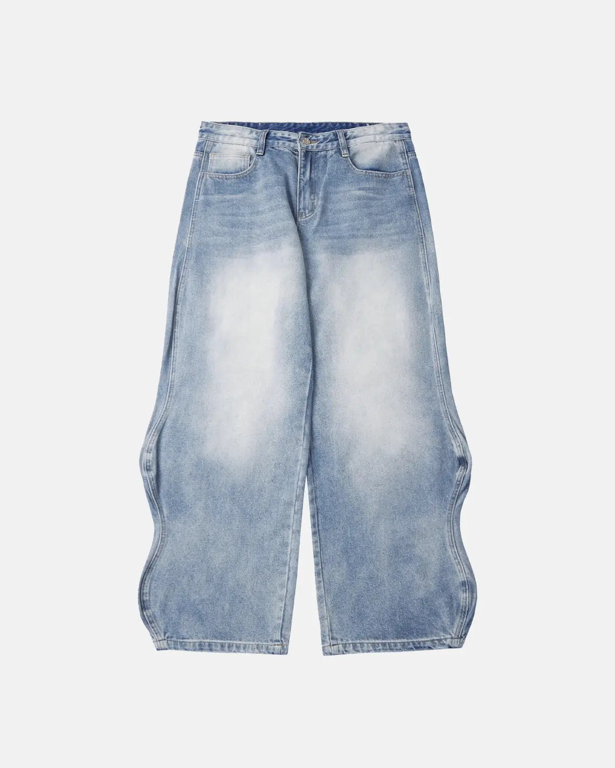Flation Wave Washed Baggy Jeans