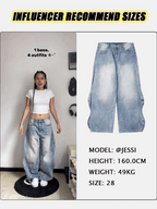 Flation Wave Washed Baggy Jeans