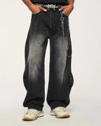 Flation Wave Washed Baggy Jeans