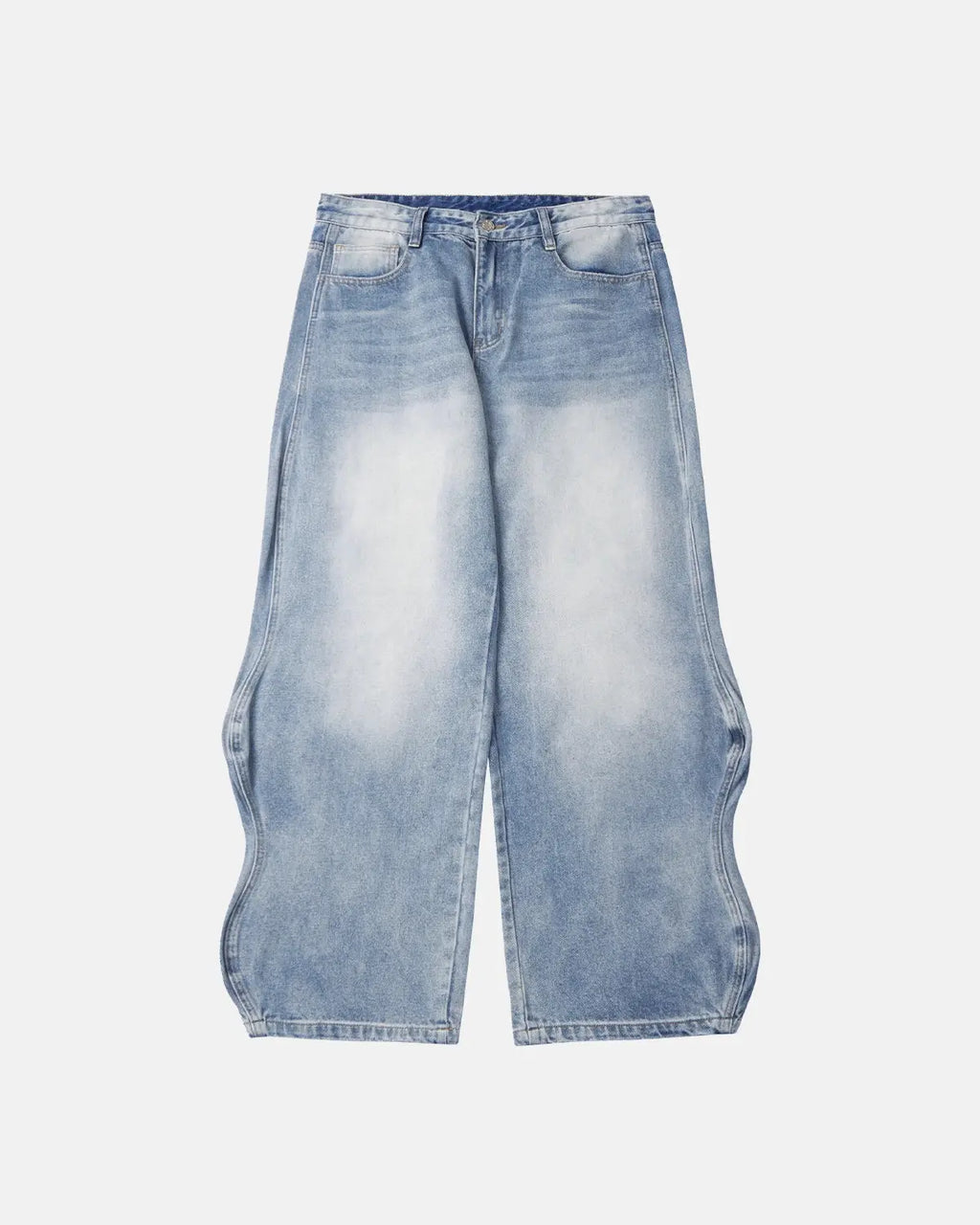 Flation Wave Washed Baggy Jeans