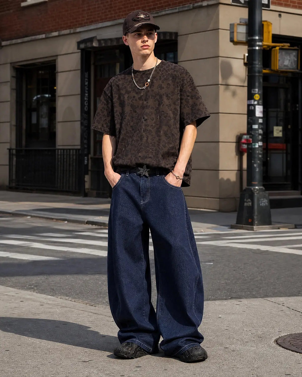 Raw Washed Barrel Jeans | Flation Streetwear
