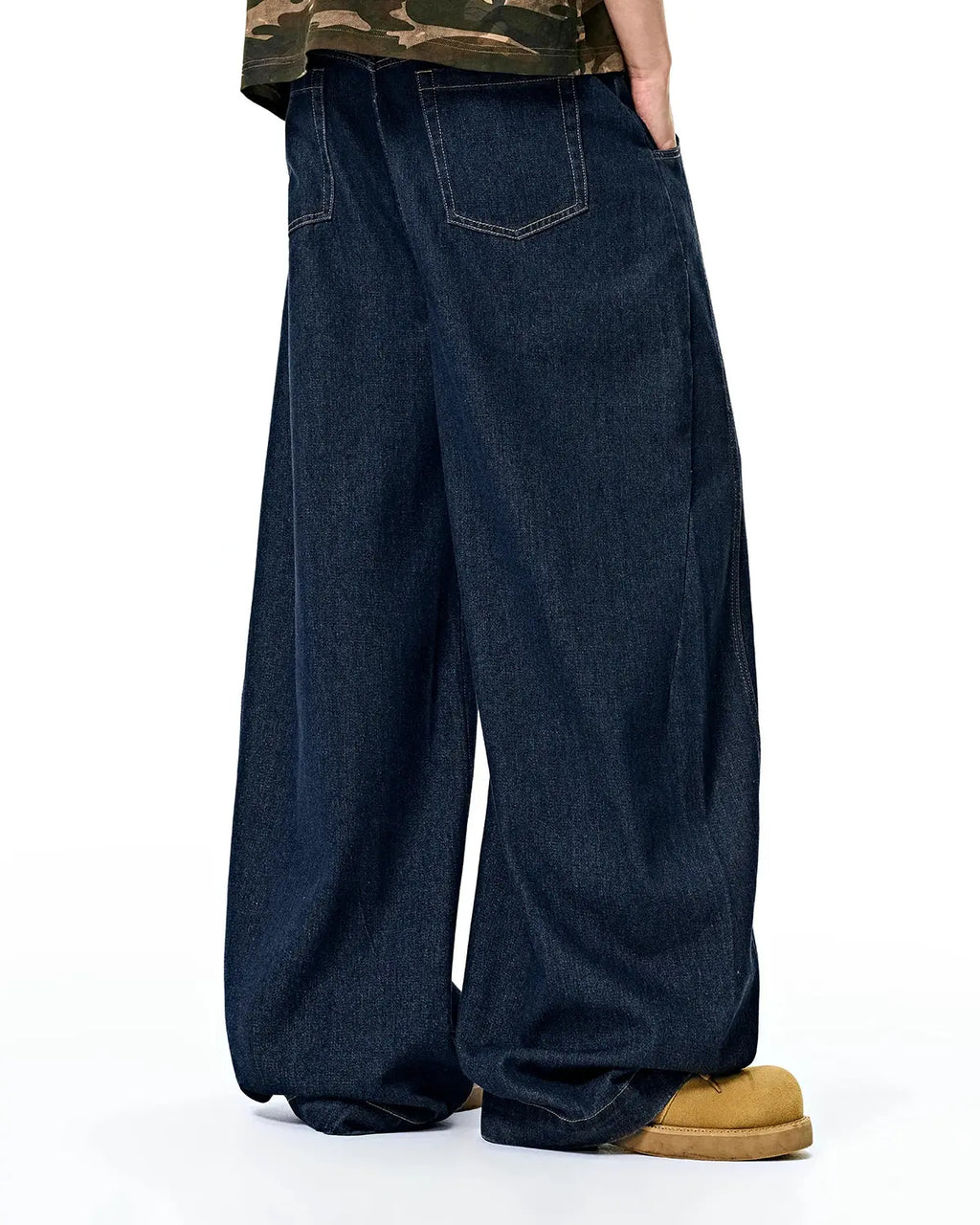 Raw Washed Barrel Jeans | Flation Streetwear