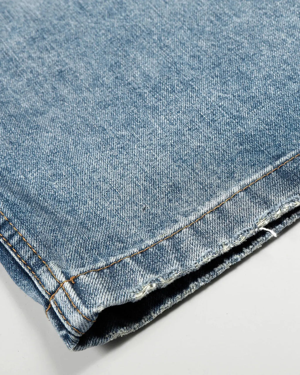 Acid Washed Whisker Clasp Barrel Jeans | Flation Streetwear