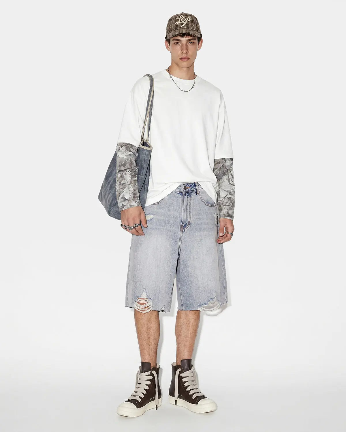 Adjustable Waist Baggy Jorts | Flation Streetwear