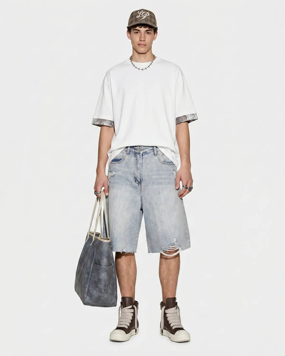 Adjustable Waist Baggy Jorts | Flation Streetwear