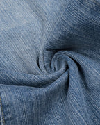 Cinch Back Washed Bamboo Weave Baggy Jeans | Flation Streetwear