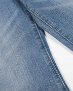 Cinch Back Washed Bamboo Weave Baggy Jeans | Flation Streetwear