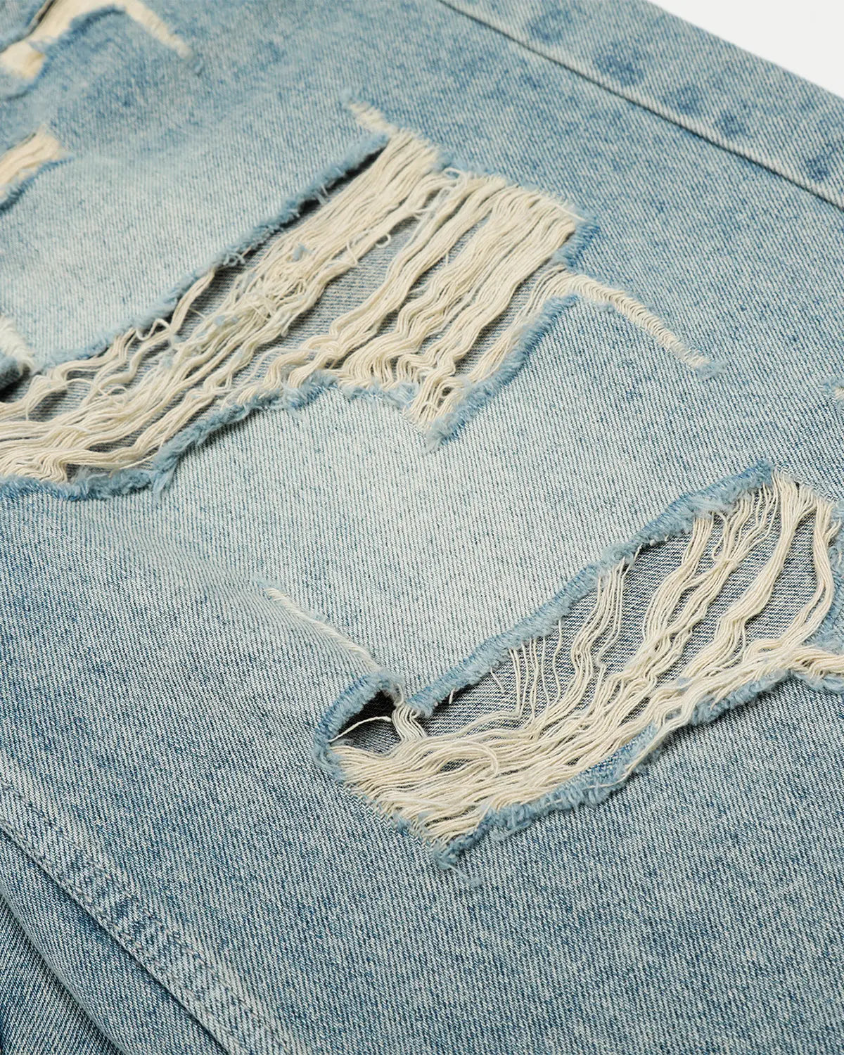 Distressed Longline Jorts | Flation Streetwear