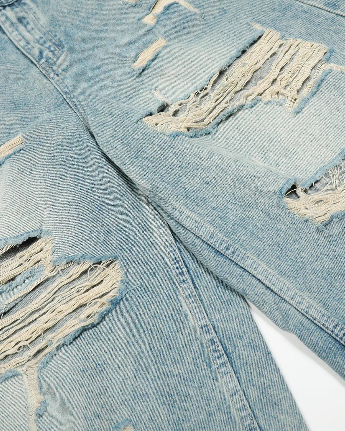 Distressed Longline Jorts | Flation Streetwear