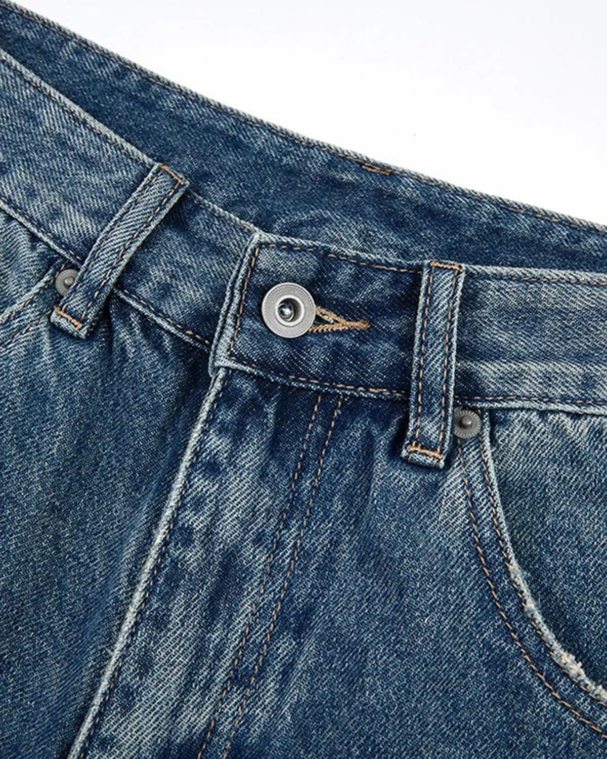 Heavy Washed Distressed Baggy Jorts | Flation Streetwear