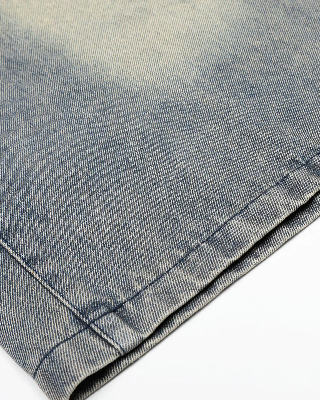 Rhinestone Cross Double Waist Denim Jorts | Flation Streetwear