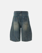 Scimitar Denim Baggy Jorts | Flation Streetwear