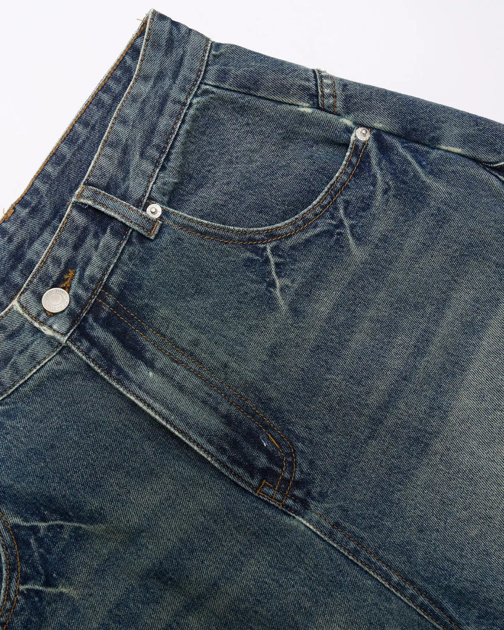 Scimitar Denim Baggy Jorts | Flation Streetwear