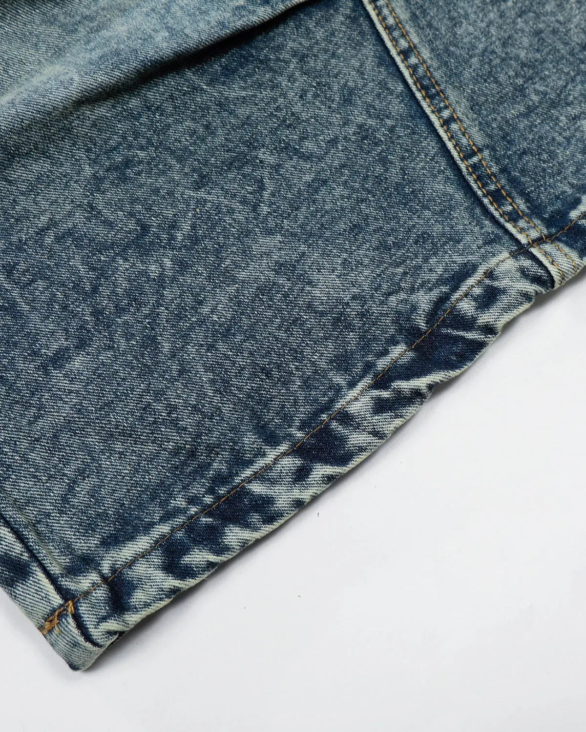 Studded Washed Long Baggy Jorts | Flation Streetwear