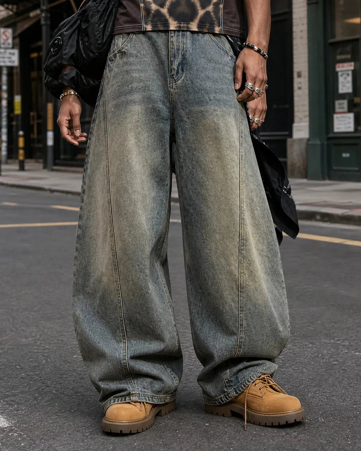 Super Barrel Baggy Jeans | Flation Streetwear