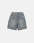 Textured Washed Longline Jorts | Flation Streetwear