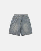Textured Washed Longline Jorts | Flation Streetwear