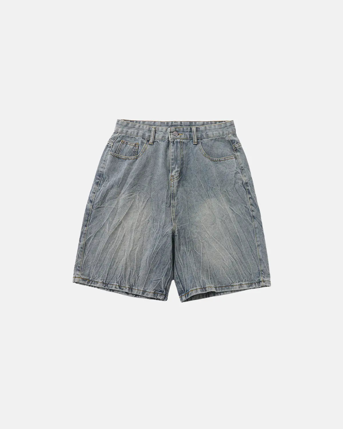 Textured Washed Longline Jorts | Flation Streetwear