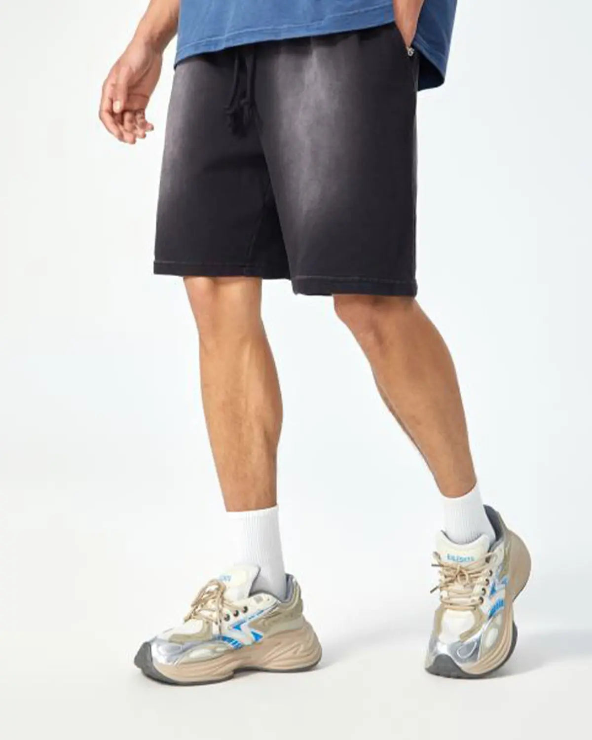 Monkey Washed Sweat Shorts | Flation Streetwear