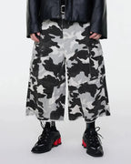 Glitter Camo Cargo Longline Shorts | Flation Streetwear