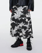 Glitter Camo Cargo Longline Shorts | Flation Streetwear