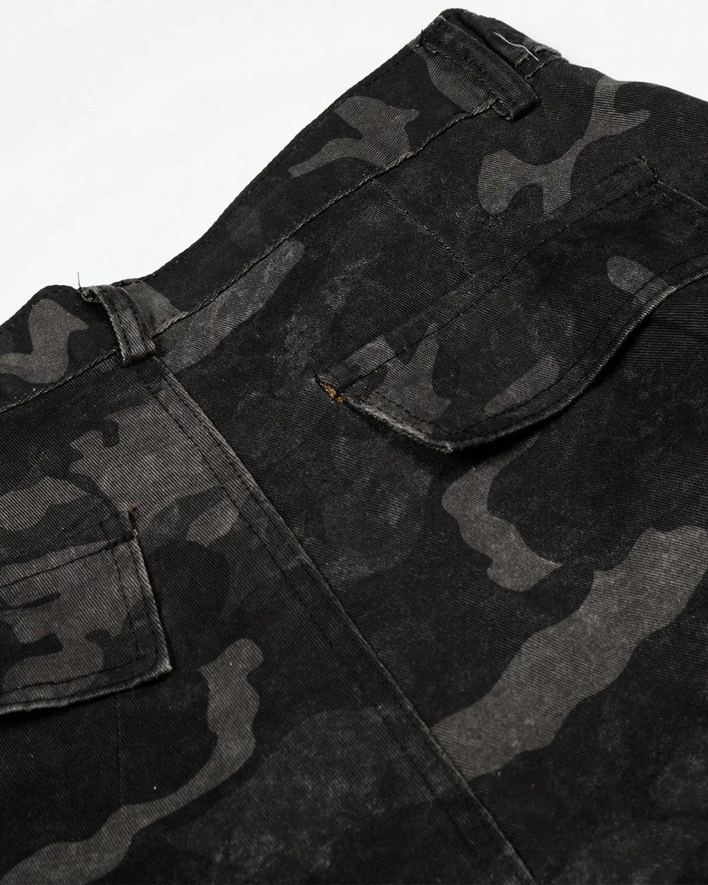 Dark Camo Cargo Shorts | Flation Streetwear