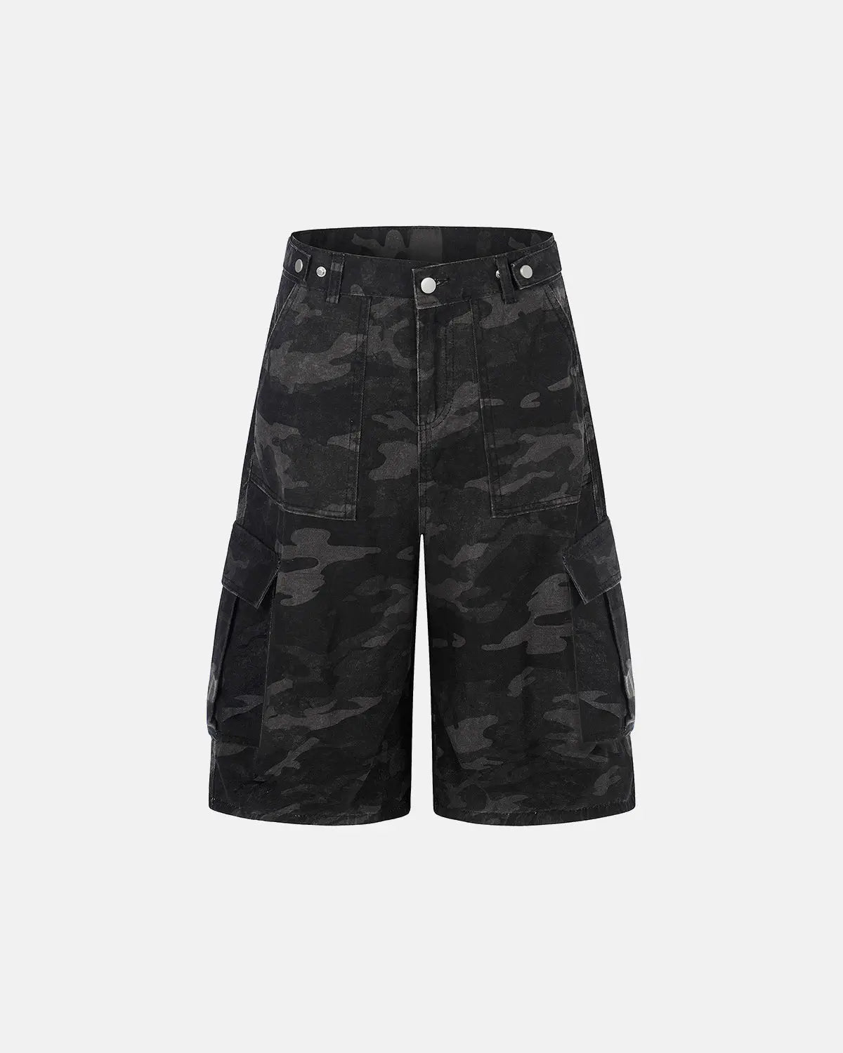 Dark Camo Cargo Shorts | Flation Streetwear