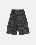 Embroidered Camo Cargo Shorts | Flation Streetwear