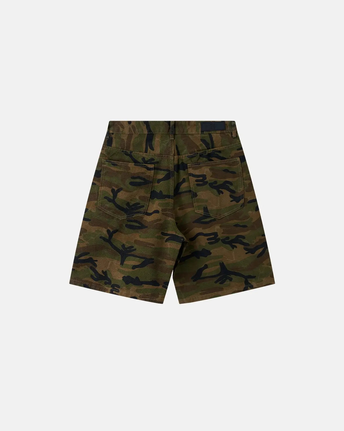 Metal Clasp Camo Shorts | Flation Streetwear