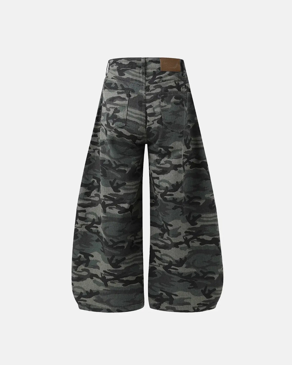 Rhinestone Camo Barrel Pants | Flation Streetwear