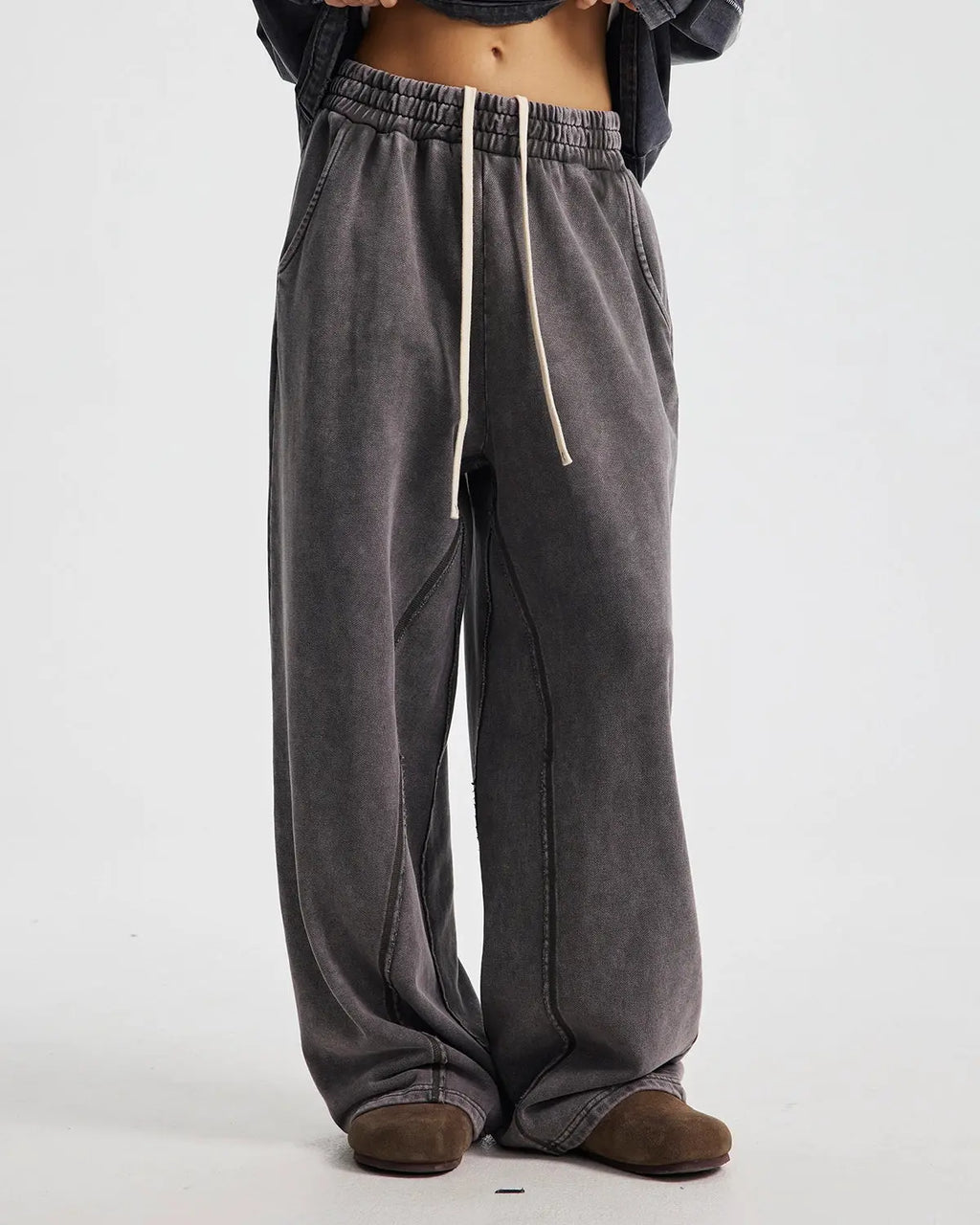 Straight Leg Acid Wash Sweatpant | Flation Streetwear