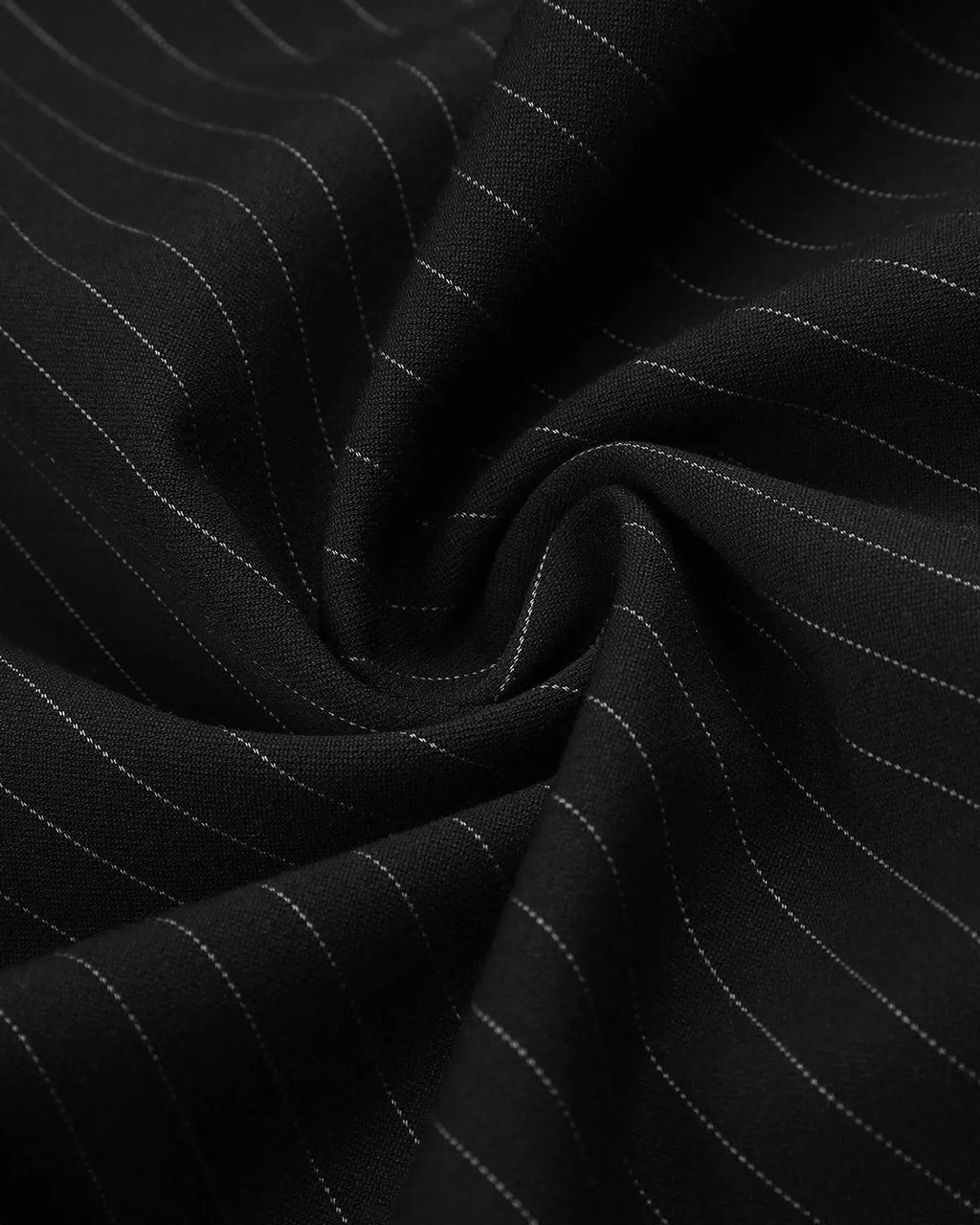 Pinstripe Pleated Barrel Tailored Pants | Flation Streetwear