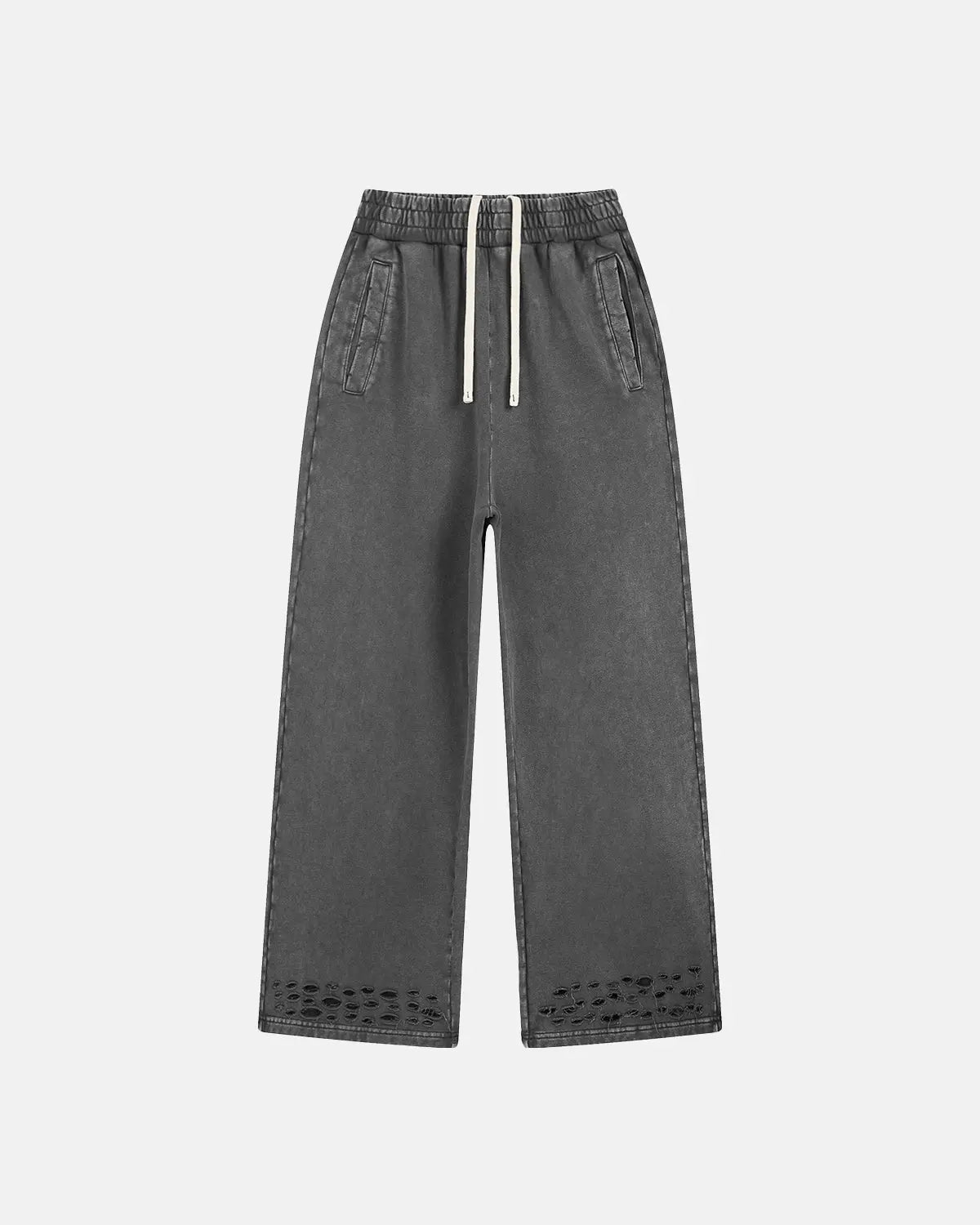 Ripped Acid Wash Sweatpant | Flation Streetwear