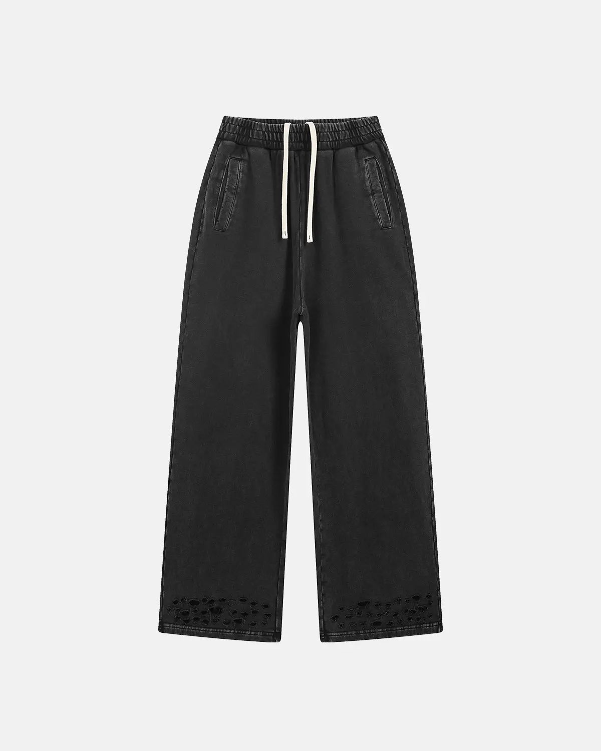 Ripped Acid Wash Sweatpant | Flation Streetwear