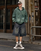Spider Straight Leg Jorts | Flation Streetwear