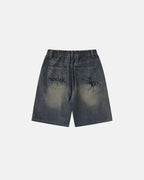 Spider Straight Leg Jorts | Flation Streetwear