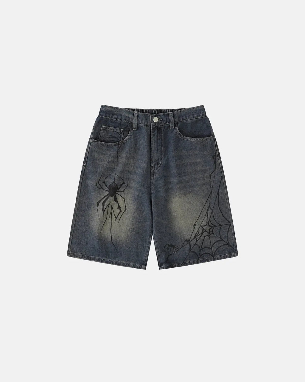 Spider Straight Leg Jorts | Flation Streetwear