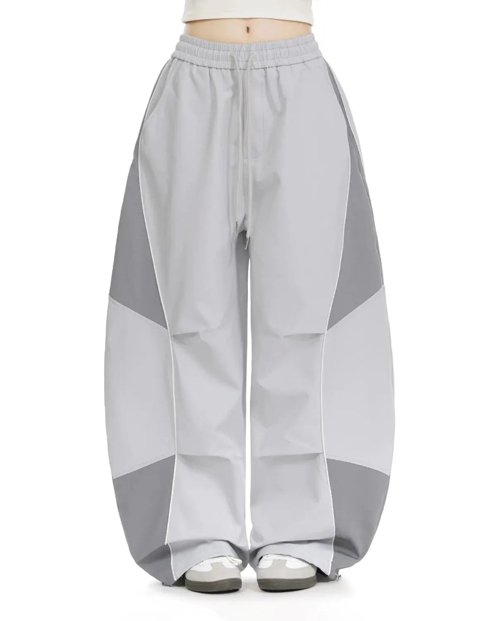 Contrast Panel Baggy Track Pants | Flation Streetwear