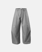 Pleated Barrel Tailored Pants | Flation Streetwear
