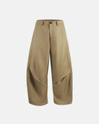 Pleated Barrel Tailored Pants | Flation Streetwear