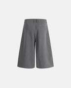 Pleated Stud Detail Tailored Shorts | Flation Streetwear